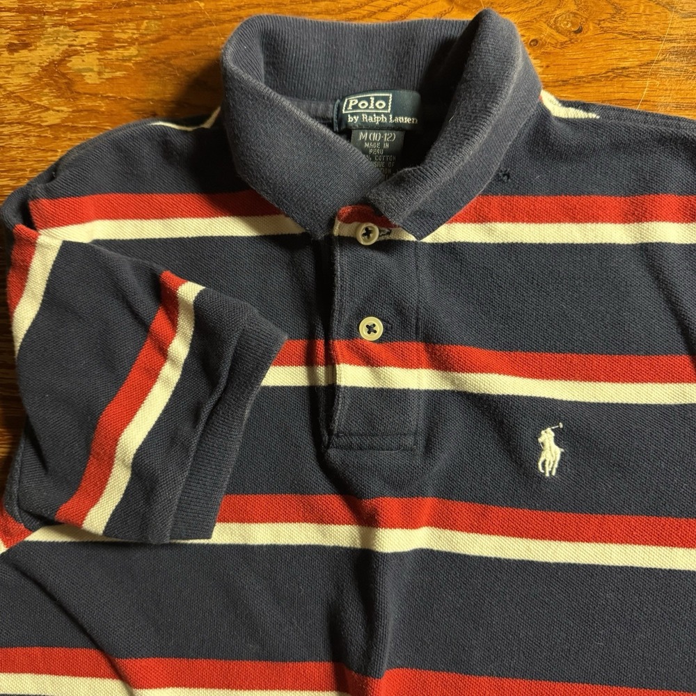 Polo Ralph Lauren Boys Polo Striped Short Sleeve‎ 10/12